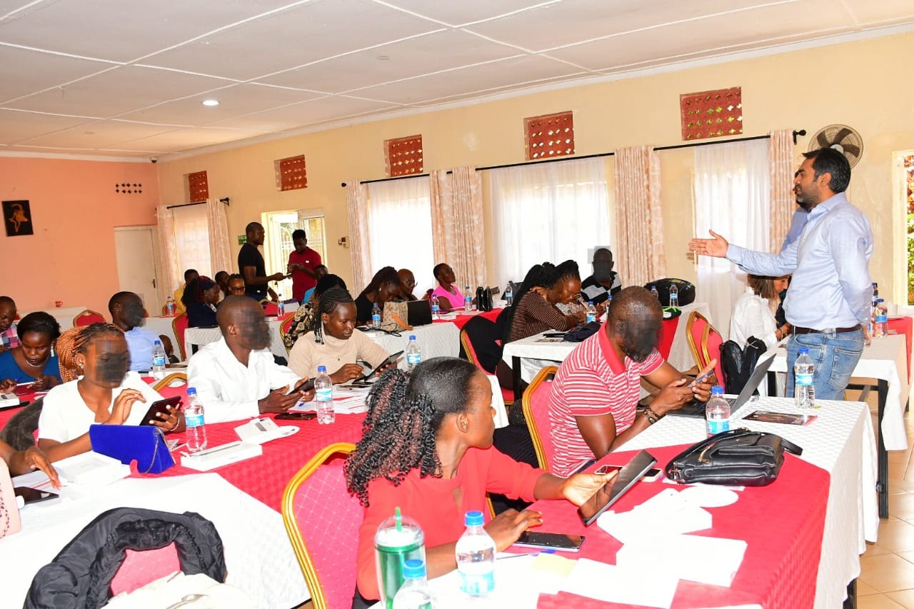 Enumerator training in progress